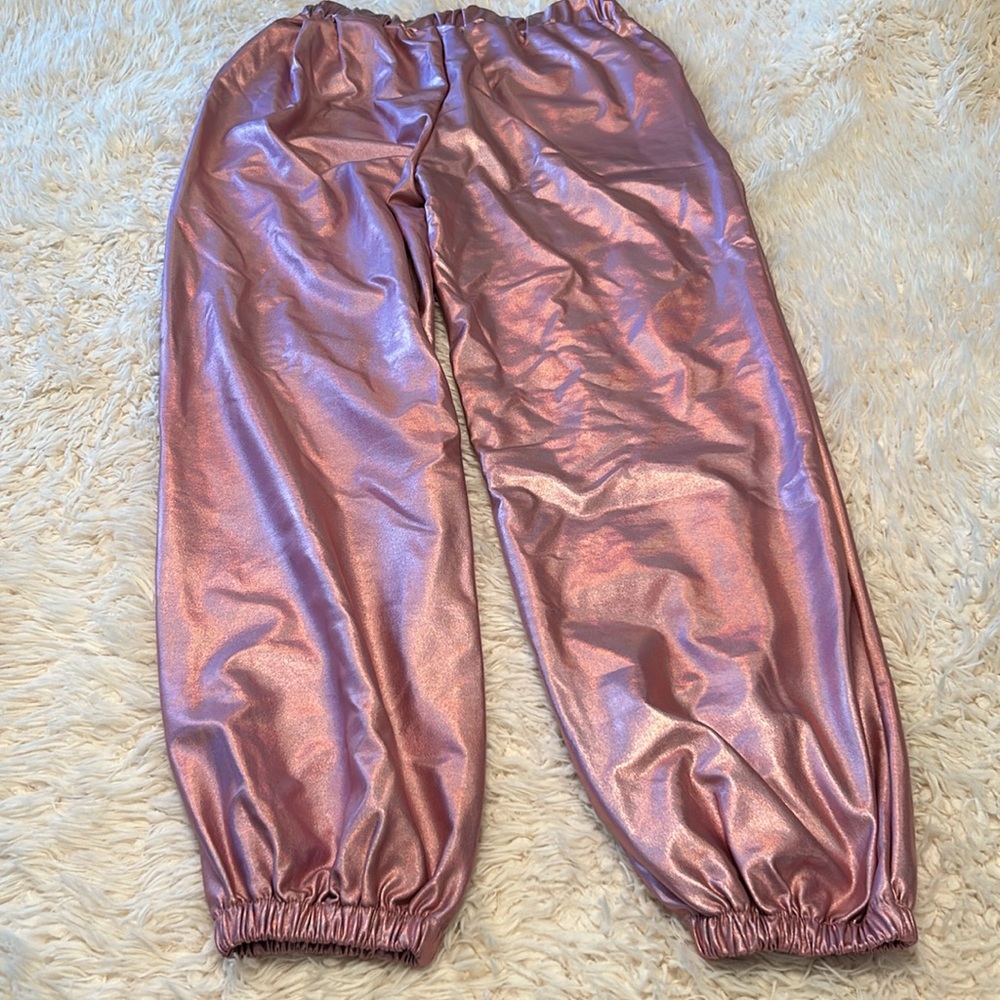 Shimmery jogger pants - Picture 5 of 8